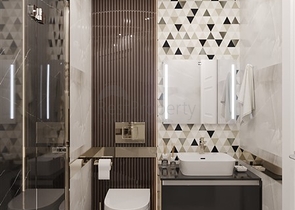 شقة ضمن بناء جديد في مركز الانيا - تصميم 2 غرفة وصالة .