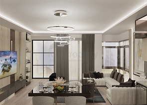 شقة ضمن بناء جديد في مركز الانيا - تصميم 2 غرفة وصالة .