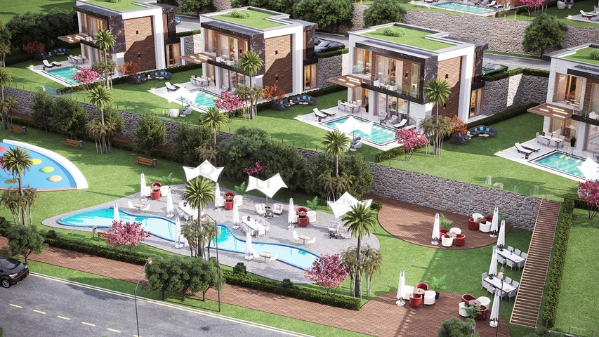 مشروع فيلا فاخرة قيد الإنشاء في منطقة ياليكافاك 