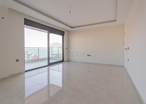 اطلالة بحرية مباشرة -شقة غرفتين وصالة - مجمع حديث -في محمودلار/ الانيا 