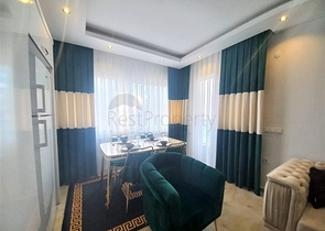 على شارع بارباروس - شقة غرفتين وصالة مفروشة - مجمع حديث - في محمودلار / الانيا 