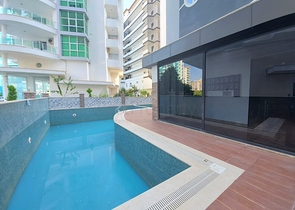 على شارع بارباروس - شقة غرفتين وصالة مفروشة - مجمع حديث - في محمودلار / الانيا 