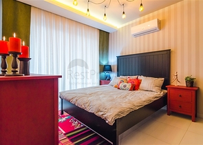 شقة انيقة - تصميم غرفة وصالة - ضمن مجمع فاخر في كارجيجاك / الانيا 