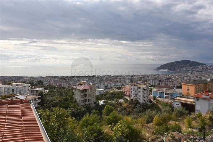 فيلا اطلالة بحر في الانيا - 5 غرف وصالة -مسبح خاص - في جيكجلي / الانيا 