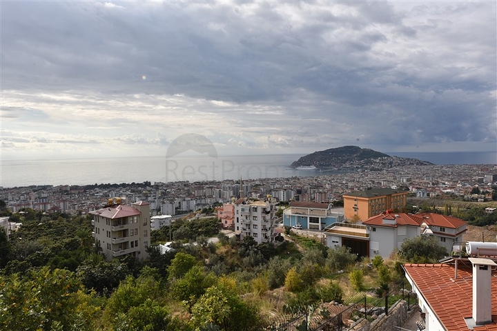 فيلا اطلالة بحر في الانيا - 5 غرف وصالة -مسبح خاص - في جيكجلي / الانيا 