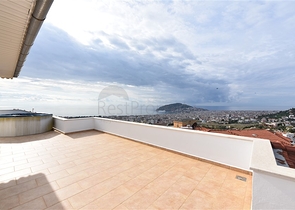 فيلا اطلالة بحر في الانيا - 5 غرف وصالة -مسبح خاص - في جيكجلي / الانيا 