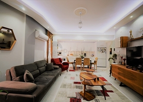 شقة واسعة في مركز الانيا - غرفتين وصالة مفروشة - الانيا سنتر 