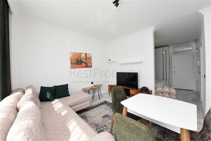 سعر اقتصادي - شقة مفروشة من تصميم غرفة نوم وصالة ضمن مجمع - في افسلار / الانيا 