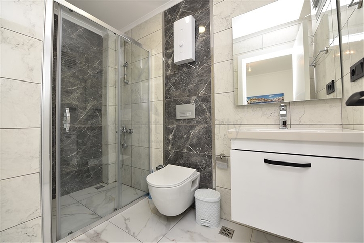 سعر اقتصادي - شقة مفروشة من تصميم غرفة نوم وصالة ضمن مجمع - في افسلار / الانيا 