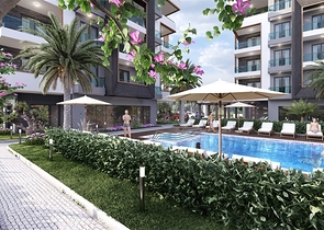 شقق بالاقساط في اوبا - مجمع قيد الانشاء - الانيا 