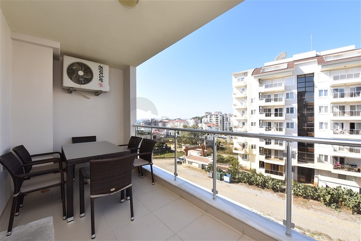 اطلالة بحر - شقة غرفتين وصالة مفروشة -ضمن مجمع يضم كافة الخدمات في افسلار/ مدينة الانيا 