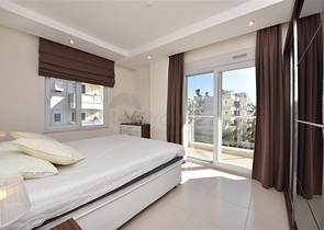 اطلالة بحر - شقة غرفتين وصالة مفروشة -ضمن مجمع يضم كافة الخدمات في افسلار/ مدينة الانيا 