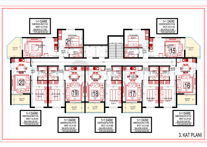 شقق بالتقسيط في الانيا - مجمع قيد الانشاء قريب من البحر - في محمودلار / الانيا 