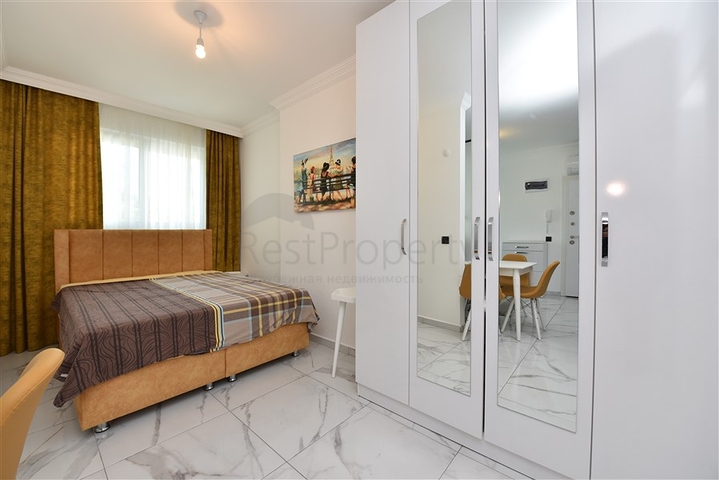 سعر اقتصادي - شقة غرفة وصالة مفروشة -مجمع سكني جديد -في افسلار / الانيا 