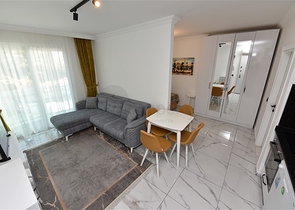 سعر اقتصادي - شقة غرفة وصالة مفروشة -مجمع سكني جديد -في افسلار / الانيا 