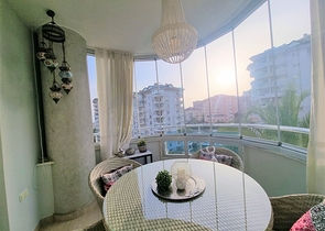 شقة عائلية فاخرة - تصميم غرفتين وصالة - مجمع انيق - جيكجلي / الانيا 