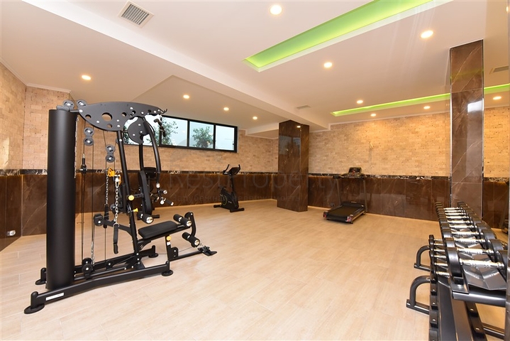 شقة ضمن مجمع جديد في افسلار - تصميم غرفة وصالة مع الاثاث - الانيا 