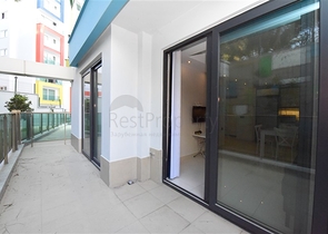 شقة ضمن مجمع جديد في افسلار - تصميم غرفة وصالة مع الاثاث - الانيا 