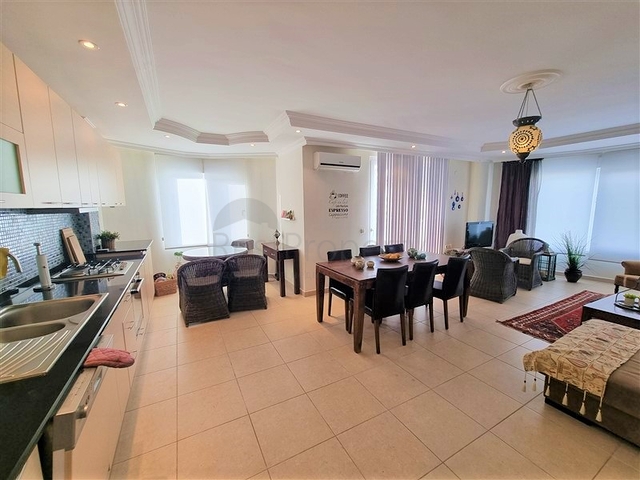 شقة غرفتين وصالة مفروشة - ضمن مجمع عائلي انيق -في منطقة جيكجلي / الانيا 