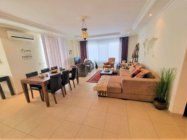 شقة غرفتين وصالة مفروشة - ضمن مجمع عائلي انيق -في منطقة جيكجلي / الانيا 