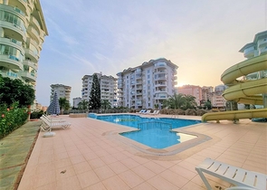 شقة غرفتين وصالة مفروشة - ضمن مجمع عائلي انيق -في منطقة جيكجلي / الانيا 