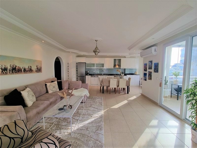 شقة عائلية - غرفتين وصالة مفروشة -ضمن مجمع انيق - في جيكجلي / الانيا 