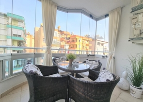 شقة عائلية - غرفتين وصالة مفروشة -ضمن مجمع انيق - في جيكجلي / الانيا 