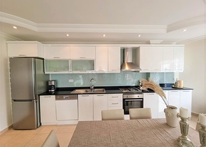 شقة عائلية - غرفتين وصالة مفروشة -ضمن مجمع انيق - في جيكجلي / الانيا 