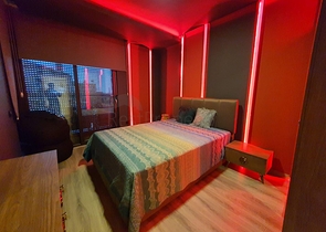 مطبخ منفصل - شقة عائلية واسعة تصميم 3 غرف وصالة - في اوبا / الانيا 