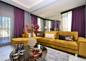 مجمع فاخر - شقة غرفة وصالة واسعة -مفروشة -في محمودلار / الانيا 