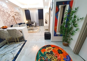 مجمع سكني جديد - شقة غرفة وصالة مفروشة -في محمودلار /الانيا 