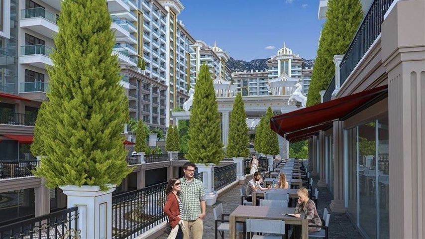 مجمع حديث بخدمات فندقية - شقة غرفة وصالة - في منطقة محمودلار / الانيا 