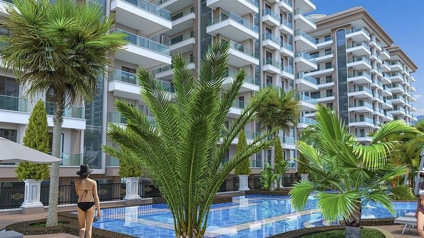 مجمع حديث بخدمات فندقية - شقة غرفة وصالة - في منطقة محمودلار / الانيا 