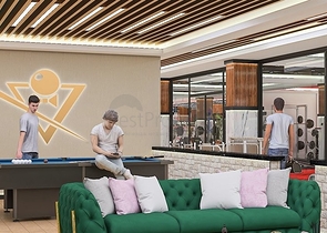 مجمع حديث بخدمات فندقية - شقة غرفة وصالة - في منطقة محمودلار / الانيا 