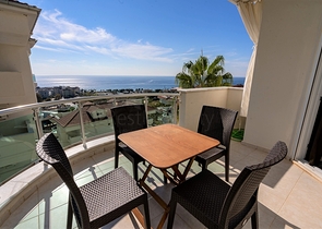 شقة اطلالة بحر في مركز الانيا - غرفتين وصالة ضمن مجمع - مركز الانيا 