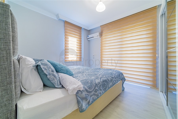 مجمع انيق - شقة غرفة وصالة مفروشة - اطلالة على المسبح - في اوبا / الانيا 