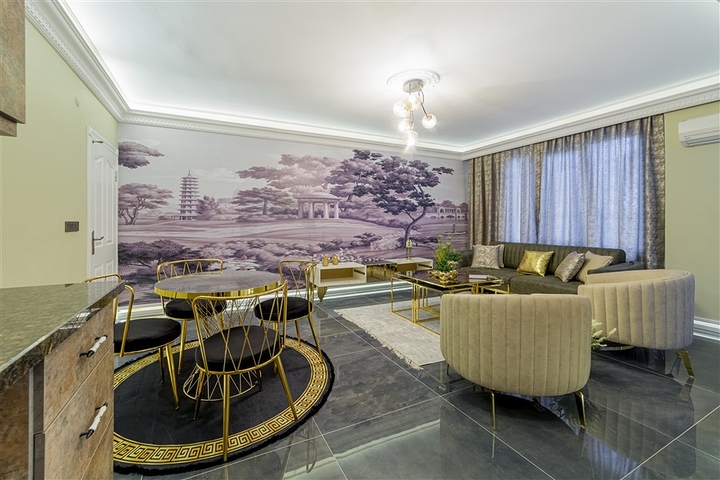 شقة واسعة وانيقة - غرفتين وصالة ضمن مجمع سكني - في اوبا / الانيا 