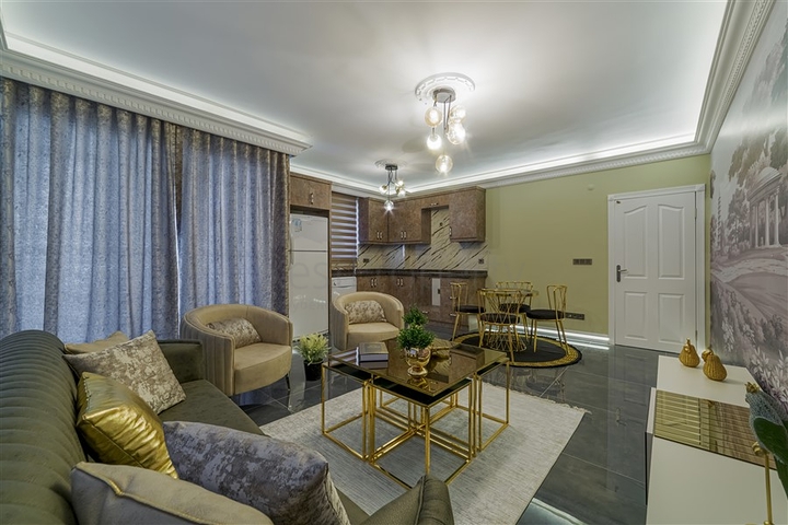 شقة واسعة وانيقة - غرفتين وصالة ضمن مجمع سكني - في اوبا / الانيا 