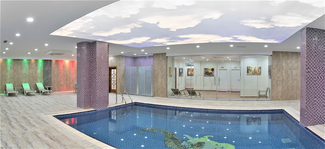 اطلالة على البحر - شقة في شارع بارباروس - تصميم غرفتين وصالة مفروشة -ضمن مجمع سكني - محمودلار/ الانيا 