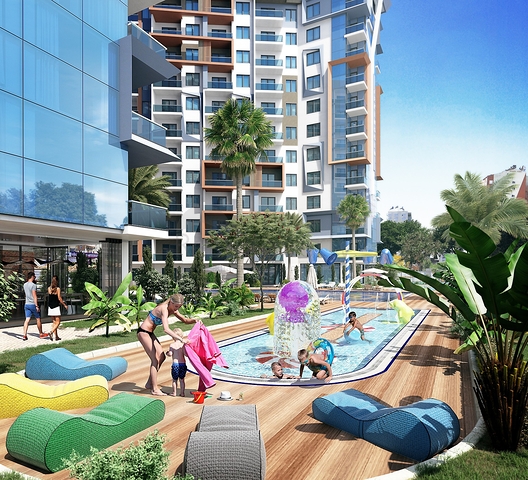 مجمع فاخر في محمودلار - شقة غرفتين وصالة - الانيا 