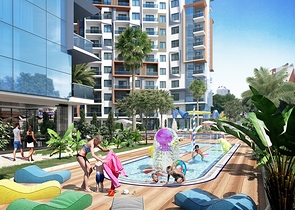 مجمع فاخر في محمودلار - شقة غرفتين وصالة - الانيا 