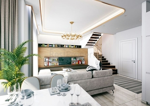 مجمع فاخر في محمودلار - شقة غرفتين وصالة - الانيا 