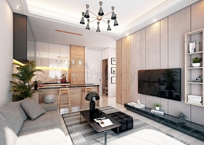 مجمع فاخر في محمودلار - شقة غرفتين وصالة - الانيا 