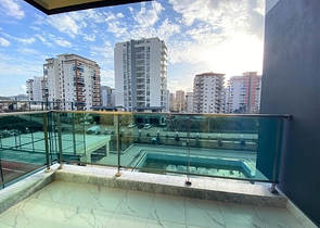 شقة فاخرة ضمن مجمع سكني - غرفتين وصالة مفروشة -في محمودلار / الانيا 