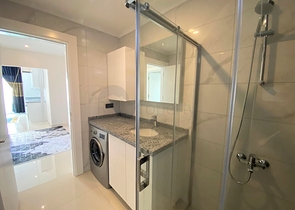 شقة فاخرة ضمن مجمع سكني - غرفتين وصالة مفروشة -في محمودلار / الانيا 