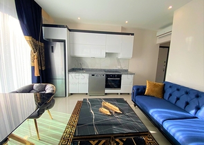 شقة فاخرة ضمن مجمع سكني - غرفتين وصالة مفروشة -في محمودلار / الانيا 