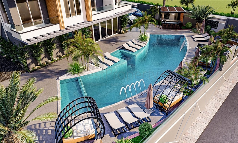 شقق للبيع بالاقساط في الانيا - مجمع فاخر قيد الانشاء في منطقة محمودلار / الانيا 