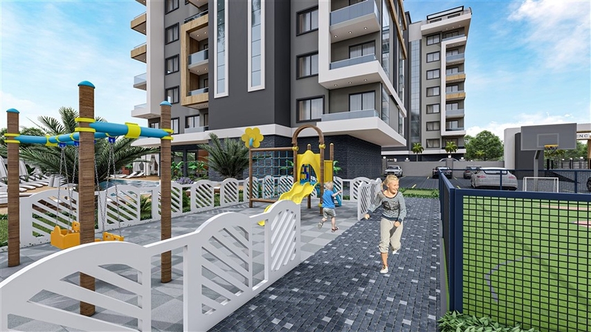 شقق بالاقساط ضمن مجمع قيد الانشاء - في افسلار / الانيا 