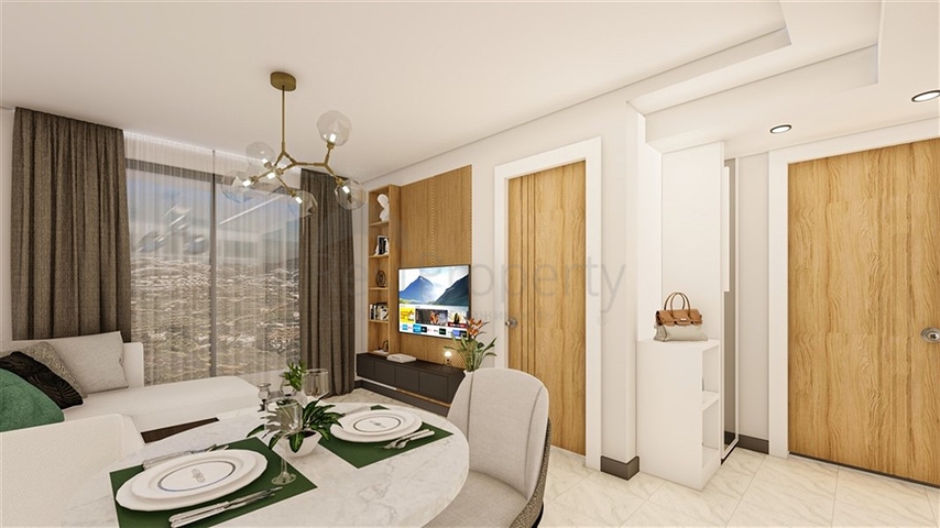 شقق بالاقساط ضمن مجمع قيد الانشاء - في افسلار / الانيا 