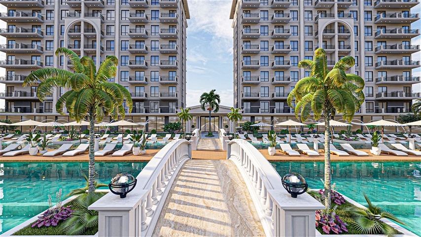 مجمع فاخر بخدمات خمس نجوم - شقق بالتقسيط دون فوائد - في ديمرتاش / الانيا 